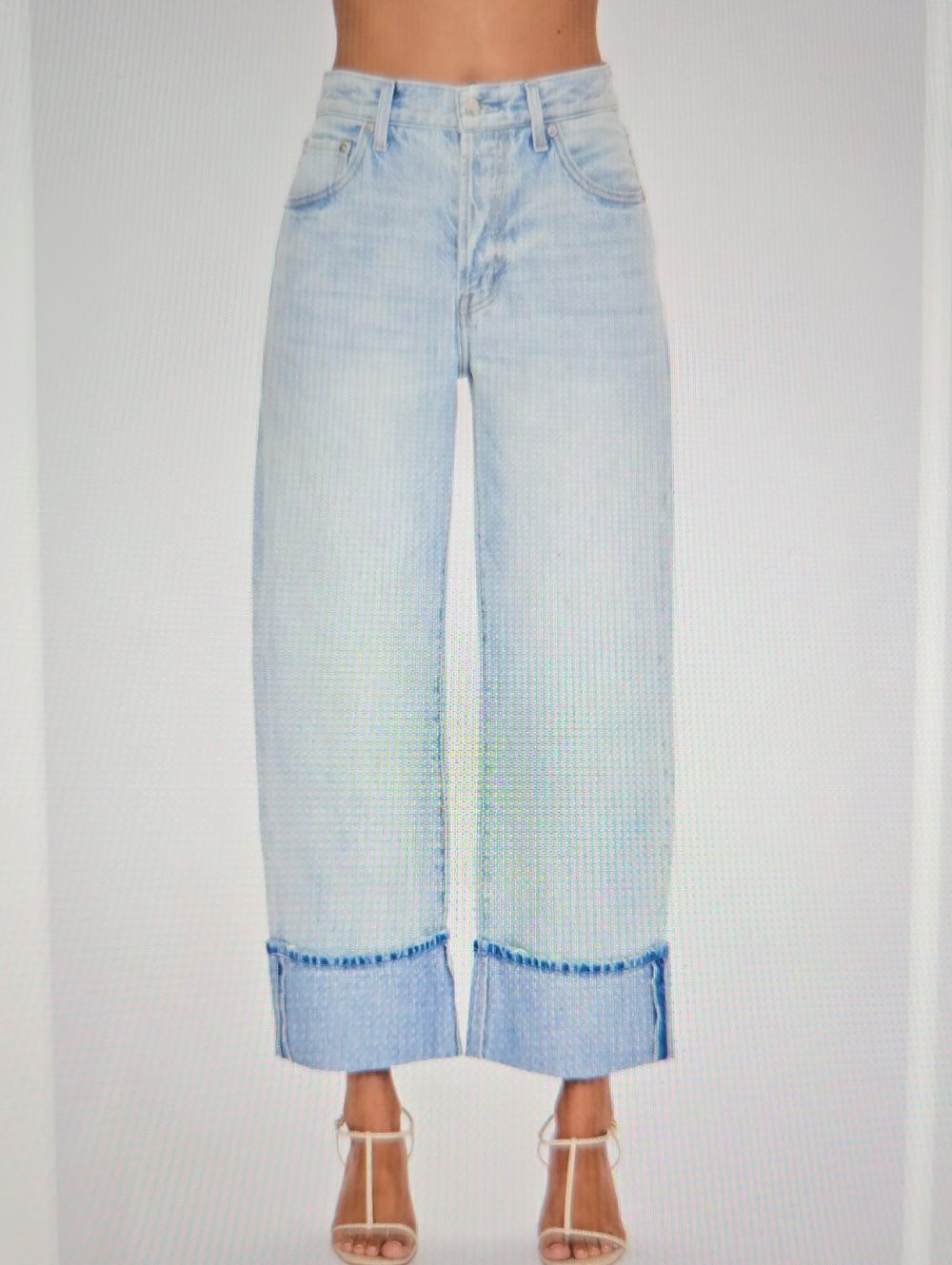 Pistola Ryder High Rise Cuffed Straight Leg Jean
